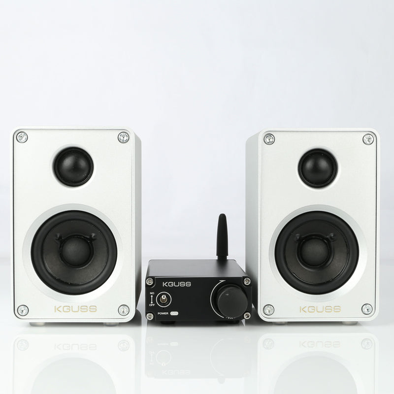 KGUSS 2.5 inch mini speaker computer desktop home passive speaker fever vocal bookshelf box --1