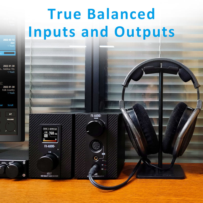 FX-AUDIO R07PLUS Desktop Balanced Headphone Amplifier