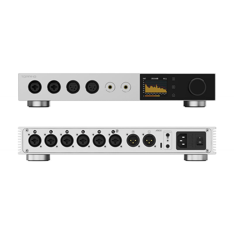 Topping A900 Superior Performance Ultra-Flagship Fully Balanced Pre-Amplifier Headphone Amplifier