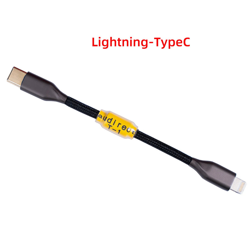 Audirect T-1 T1 Type C to Lightning USB Digital Audio Cable Iphone Dedicated Audio Decoding upgrade cable topping G5 SPACE RU6