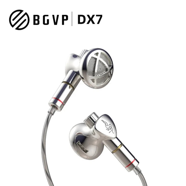 BGVP DX7 有線イヤホン 交換可能フィルター付き BGVP-DX7-14-2mm-Dynamic-Driver