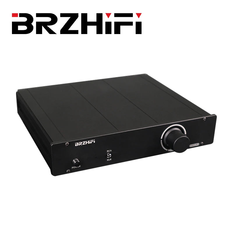 BRZHIFI Audio TPA3255 XLR Sound Amplifier Fully Balanced Input and Output 300W*2 Audiophile Digital Amplifier HiFi Stereo Amp