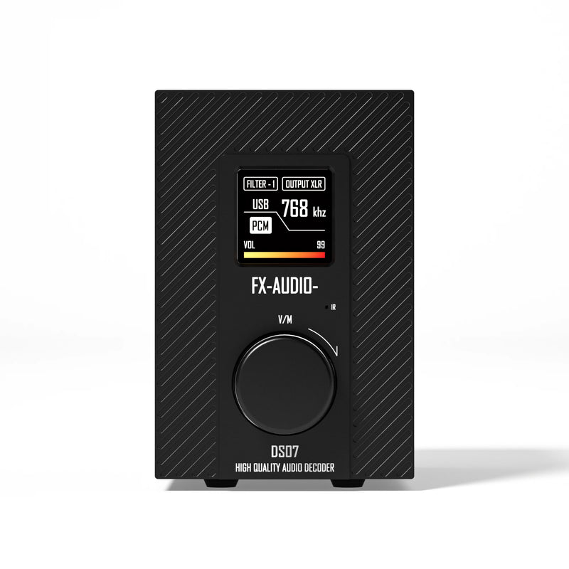FX-AUDIO- DS07 QCC5125 Bluetooth 5.1 Audio decoder LDAC HD HIFI ES9068AS MQA DAC XLR Balanced decoder with remote control DSD512