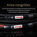 Hi-fi speaker cable Home theater amplifier speaker cable OFC speaker cable Y plug Banana plug Speaker cable A pair HIFI Speaker