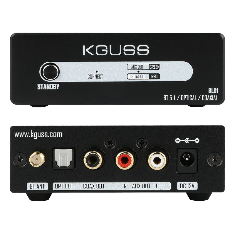 KGUSS BL01 QCC3031 5.1 Bluetooth HIFI audio receiver