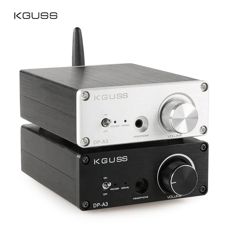 KGUSS DP-A3 QCC5125 Bluetooth 5.0 Digital Power amplifier LDAC PCM5102 DAC Headphone amplifier TPA3250 70W*2 power amplifier