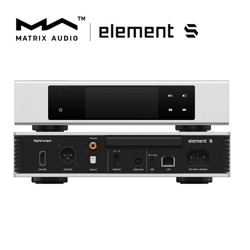 MATRIX Element S Music Streamer with USB DAC Roon Ready DLNA/UPnP Network Player