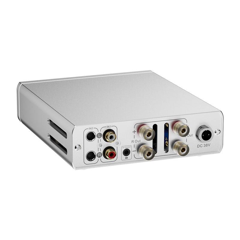 TOPPING Mini300 Compact Stereo Power Amplifier, Fully Balanced Class-D Design, 140W×2 @4Ω, Ultra-Low Distortion <0.0004% THD+N, 124dB SNR/DNR, Trig Auto Power Sync, Aluminum Chassis