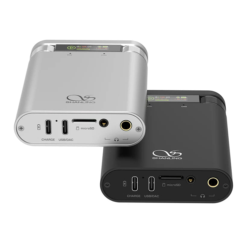 SHANLING H2 CS43198 Portable DAC/AMP with Built-in Music Player 3.5mm&4.4mm Headphone Outputs Decoder Headphone Amplifier