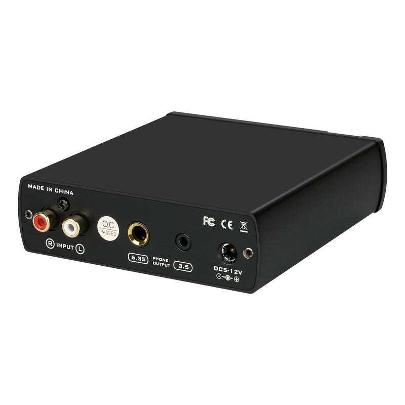 D1 HIFI Headphone amplifier TPA6120 NE5532*2 Ear amplifier RCA input 6.35MM and 3.5mm output
