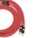 Boaleco RC2 RCA Audio Cable High Purity OFC copper core with multilayer Shielding Noise-free RCA to RCA 2Pcs/Pair For Amplifier