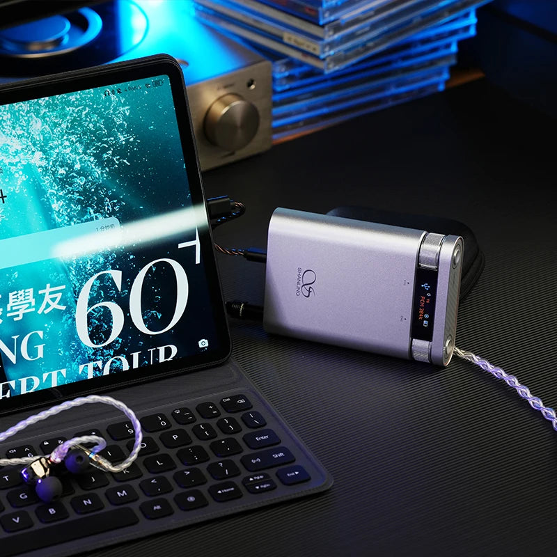 SHANLING H2 CS43198 Portable DAC/AMP with Built-in Music Player 3.5mm&4.4mm Headphone Outputs Decoder Headphone Amplifier