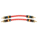 Boaleco RC2 RCA Audio Cable High Purity OFC copper core with multilayer Shielding Noise-free RCA to RCA 2Pcs/Pair For Amplifier