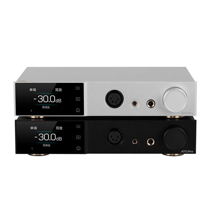 TOPPING A70 Pro Fully Balanced Headphone Amplifier 17000mW*2 Relay Volume Control Pre Amp wiht Remote Control