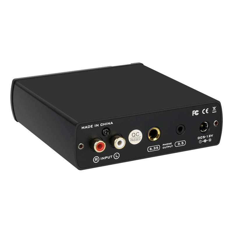 D1 HIFI Headphone amplifier TPA6120 NE5532*2 Ear amplifier RCA input 6.35MM and 3.5mm output