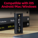 FiiO JadeAudio KA5 USB DAC Headphone Amplifier dual CS43198 chip 3.5/4.4mm Audio Cable PCM 768khz DSD256 for Android IOS WIN10