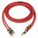 Boaleco RC2 RCA Audio Cable High Purity OFC copper core with multilayer Shielding Noise-free RCA to RCA 2Pcs/Pair For Amplifier