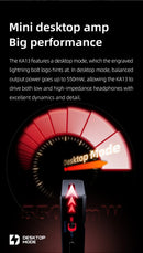 FiiO KA13 Dual CS43131 Portable DAC Amplifier for IOS/Android 3.5mm and 4.4mm Balanced Output, 550mW high Power