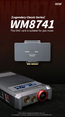 XDUOO WM8741 DAC Card For XD-05 PRO Headphone Amplifier