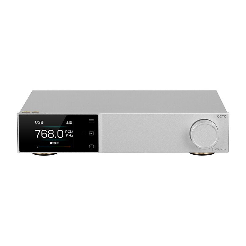 TOPPING D70 PRO OCTO HiFi DAC Bluetooth 5.1 Support LDAC with RCA XLR Output Remote Control Hi-res Audio Decoder
