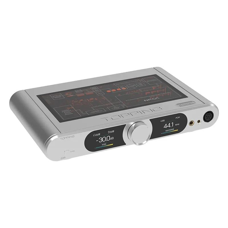 TOPPING DX9 15th Anniversary DAC&Headphone Amplifier AK4499EQ Hi-Res Audio Support LDAC With Remote Control Decoder