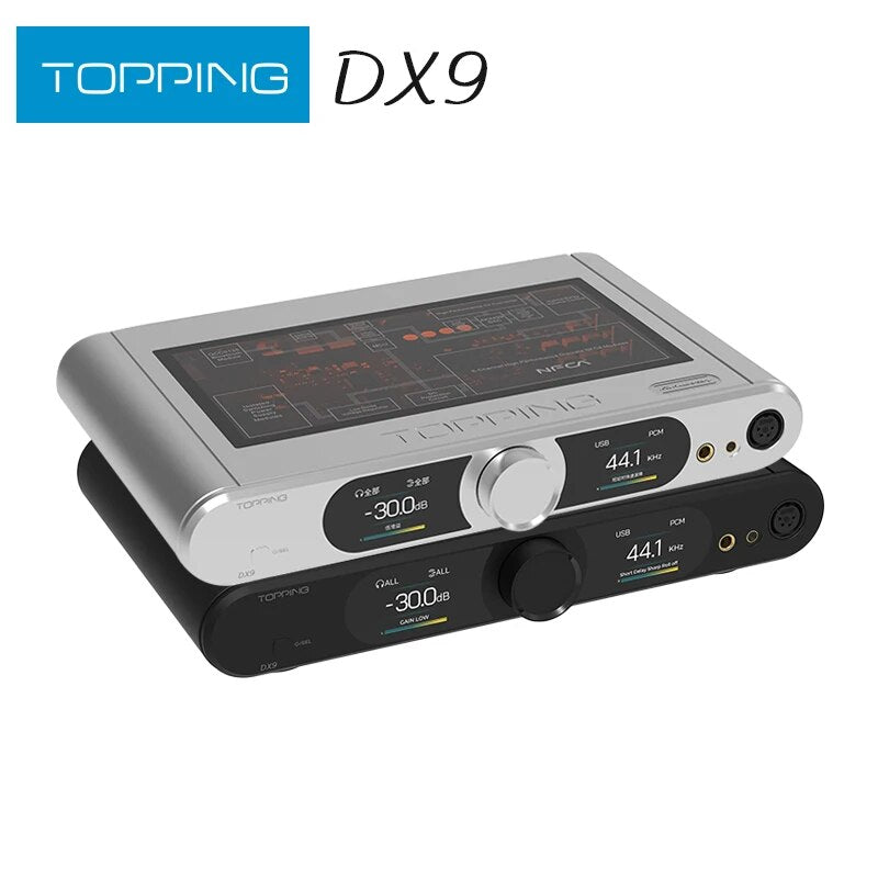 TOPPING DX9 15th Anniversary DAC&Headphone Amplifier AK4499EQ Hi-Res Audio Support LDAC With Remote Control Decoder