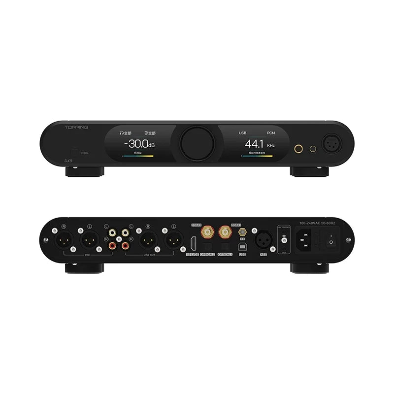 TOPPING DX9 15th Anniversary DAC&Headphone Amplifier AK4499EQ Hi-Res Audio Support LDAC With Remote Control Decoder