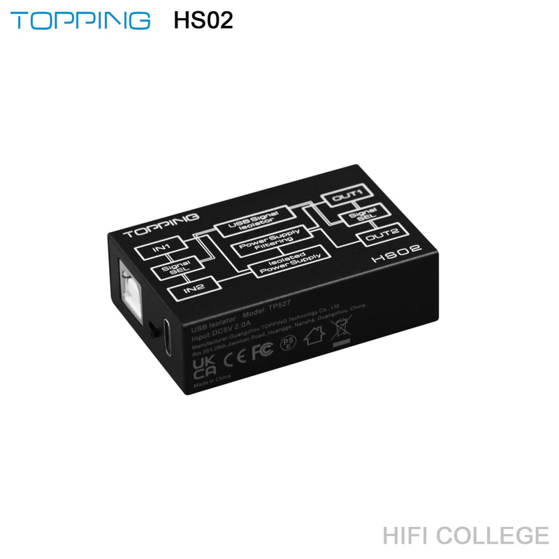 TOPPING HS02 USB 2.0 High Performance Audio Isolator