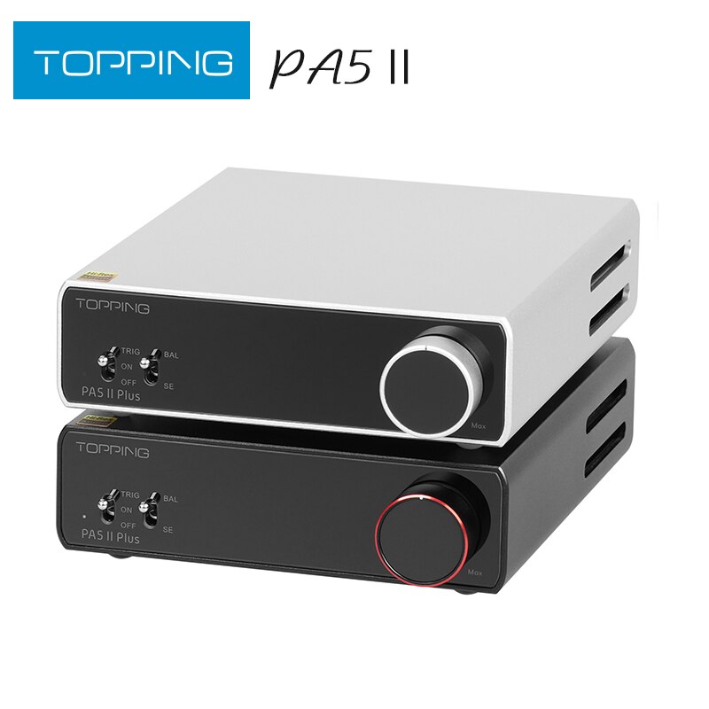 TOPPING PA5 II Series PA5 II Plus Destop Amplifier Fully Balanced Power Amplifier with TRS/RCA Input