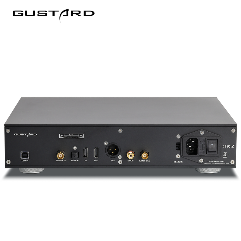 GUSTARD U26 USB Digital interface DSD2048 PCM1.536MHz Full lisolation Technology lsolates PC noise USB Audio