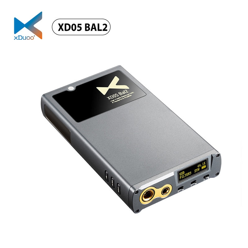 XDUOO XD05 BAL2 Portable DAC & Headphone Amplifier Bluetooth 5.1 XU316 4.4mm Balanced Port Decoder Amplifier