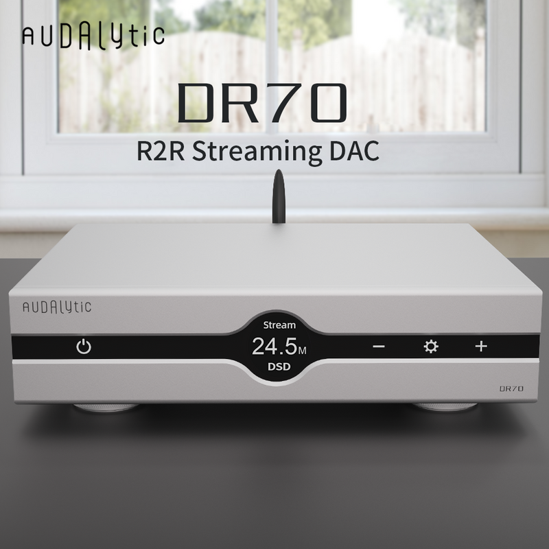 Gustard Audalytic DR70 R2R Network Streaming Desktop DAC with Remote Control