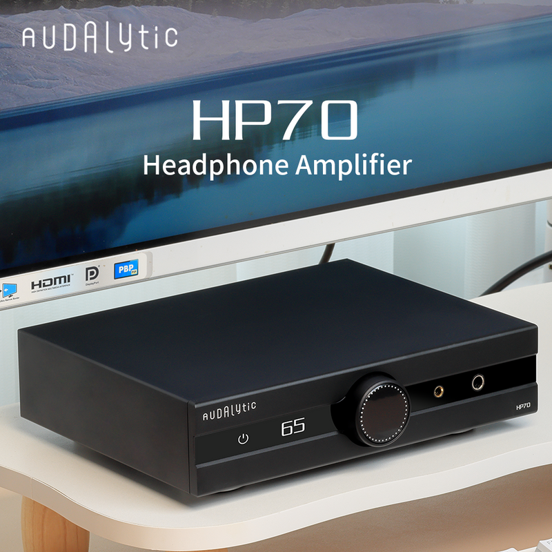 Gustard/Audalytic HP70 Fully Balanced Discrete Headphone Amplifier LME49720 Double op-amp