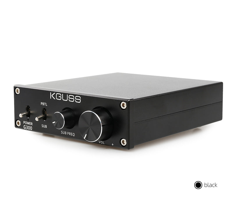 KGUSS G300 HIFI Class D Subwoofer audio Amplifier 300W AMP Bass Treble Adjust
