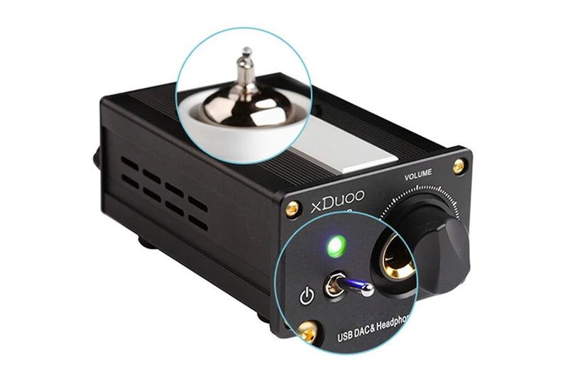 XDUOO TA-01B 12AU7 Tubes Amplifier High Performance HIFI USB DAC Tube Headphone Amplifier
