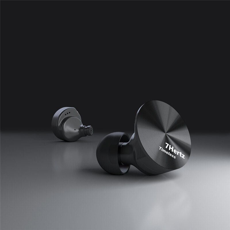 7HZ Timeless IEMs 14.2mm Planar HiFi Music Monitor In-ear Earphones CNC Aluminum Shell Earbuds with Detachable MMCX Cable