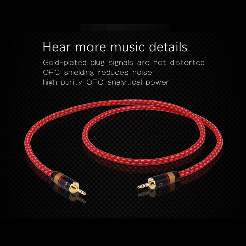 AUX Cable Jack 3.5mm Audio Cable 3.5 MM Jack Speaker Cable Audio Extension Cable Jack For Iphone Headphones Speaker Car Speaker