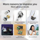 BGVP Scale 2DD In Ear Monitor Earphone 6D Sound Effects Gaming Headset HiFi Wired Headphones Bass Stereo Earpiece Music Earbuds