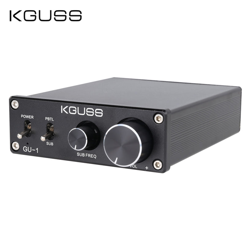 KGUSS GU-1 tpa3116d2 class d mini hifi audio can be switched to bass amplifier High power amplifier