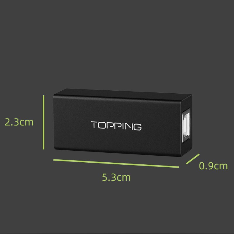 NEW TOPPING HS01 USB 2.0 High Speed Audio Isolator Compatible with High-res Audio Transmission Low latency
