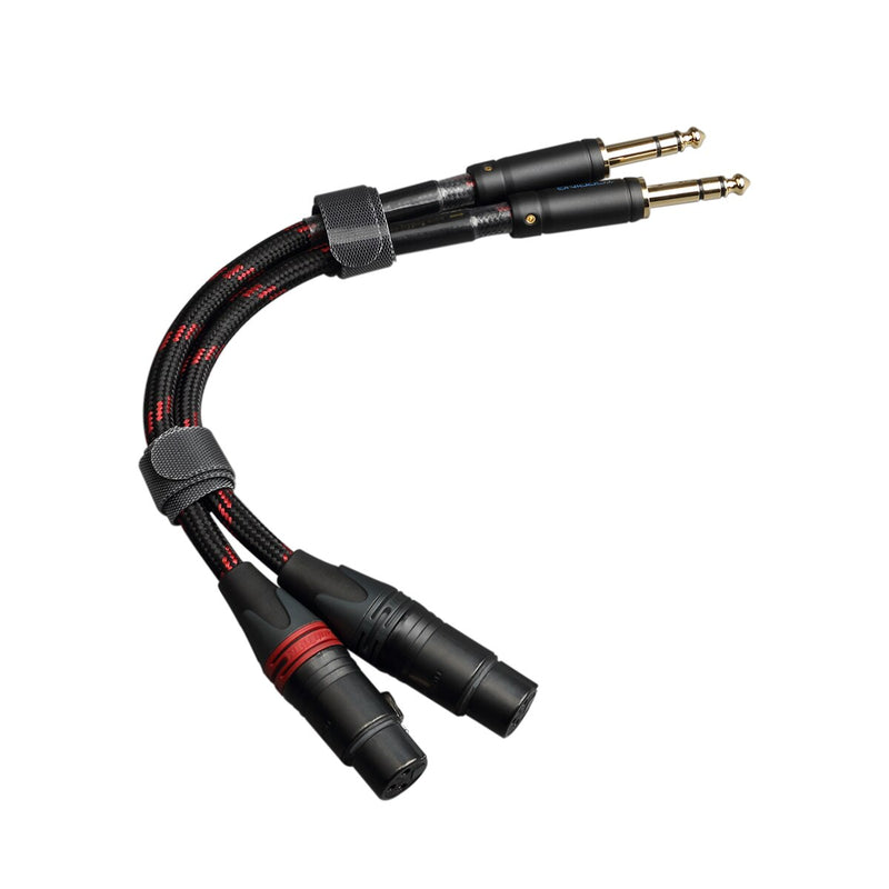 TOPPING TCT3 HIFI Audio Cable Big Three Core 6.35 Revolution XLR Female Head Balance Cable