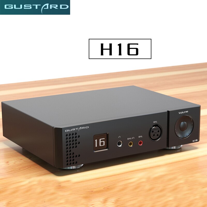 GUSTARD H16 OPA1642 OPA1678 High Resolution OLED Display XLR/RCA Balanced Headphone Amplifier Pre Amplifier
