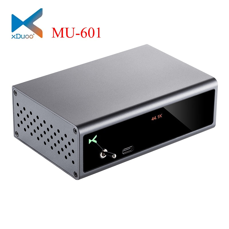 XDUOO MU-601 USB DAC Audio Desktop Decoding Front Stage ES9018K2M PCM 384kHZ / DSD256 XMOS XU208