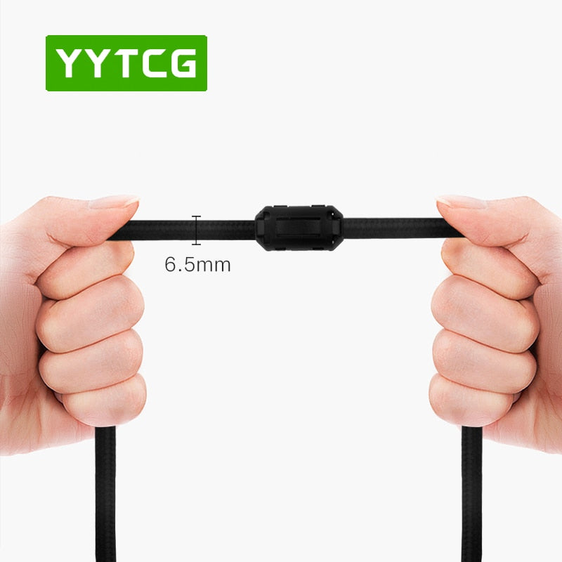 YYTCG HiFi Digital Audio Coaxial Cable OD7.0 Premium Stereo Audio Rca to Rca Male Coaxial Cable Speaker Hifi Subwoofer Cable AV TV