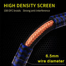 YYTCG Hifi 6.35mm to RCA Cable for Mixer Console Amplifier 1 pair High Quality 4N OFC Dual 6.35mm Male to Dual RCA Male Audio Cable