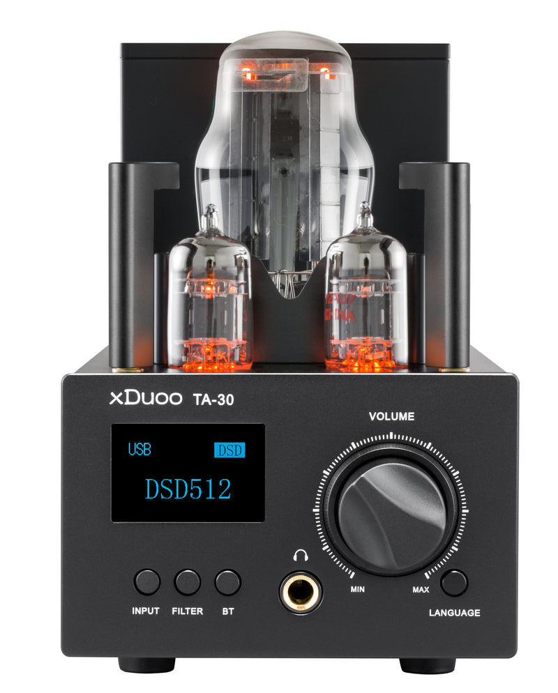 XDUOO TA-30 ES9038Q2M HD Bluetooth High Performance DSD512 DAC Tube Headphone Amplifier