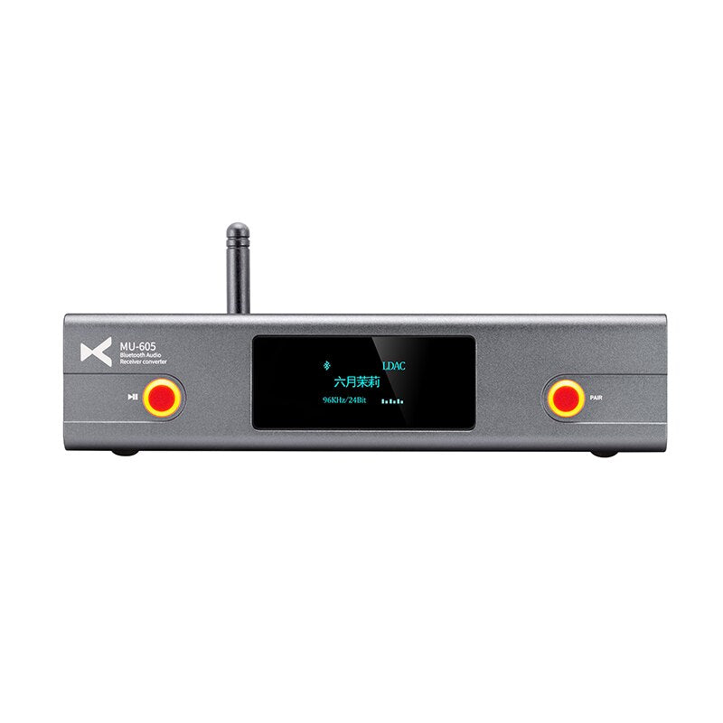 XDUOO MU-605 HD Bluetooth 5.1 Dual DAC Chip Audio Receiver Converter PCM24Bit/96kHz Support SBC AAC aptX HD LDAC