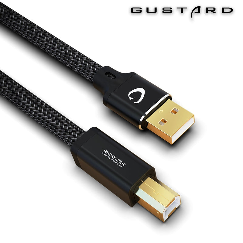 Gosid GUSTARD USB cable No. 3 fever USB cable HIFI decoding DAC data cable multi-layer shielding