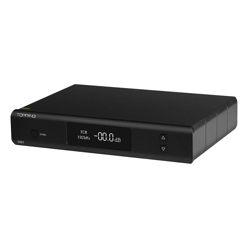 TOPPING DM7 Decoder ES9038Pro 8 Channel USB DAC 32Bit/192kHz DSD128 Native with Remote Control