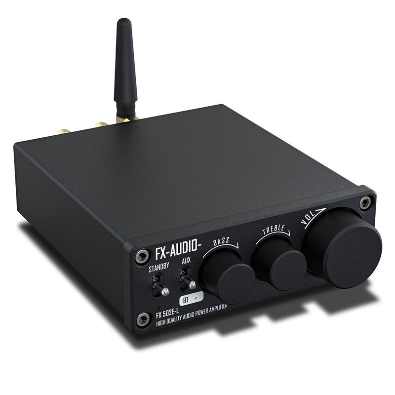 New FX-AUDIO FX-502E-L HiFi 2.0 BT 5.1 Full Digital Audio Mini Power Amplifier 75W*2
